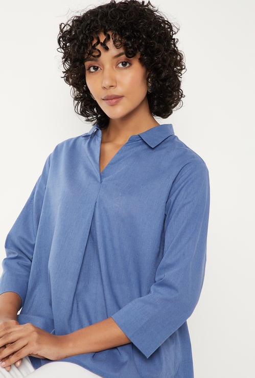 Women Solid Flared Tunic