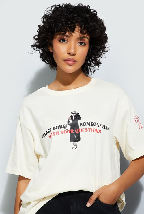 URB_N Women The Devil Wears Prada Oversized T-shirt
