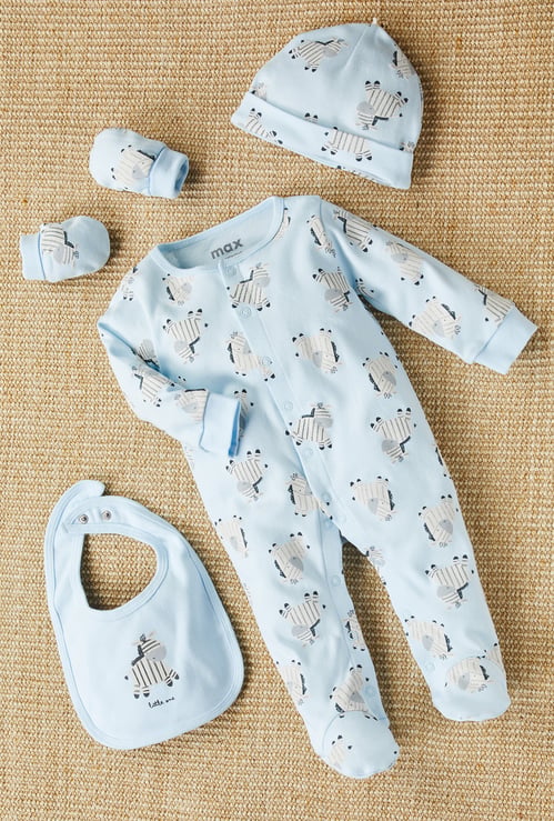 Infant Boys Printed Gift Set - Pack of 4
