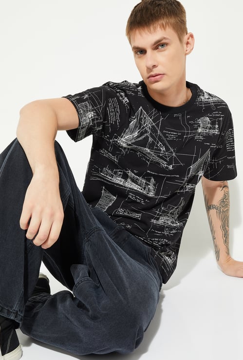 URB_N Men Printed T-shirt
