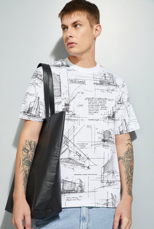 URB_N Men Printed T-shirt