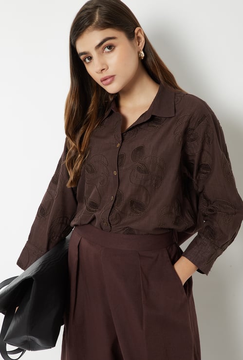 Women Embroidered Shirt