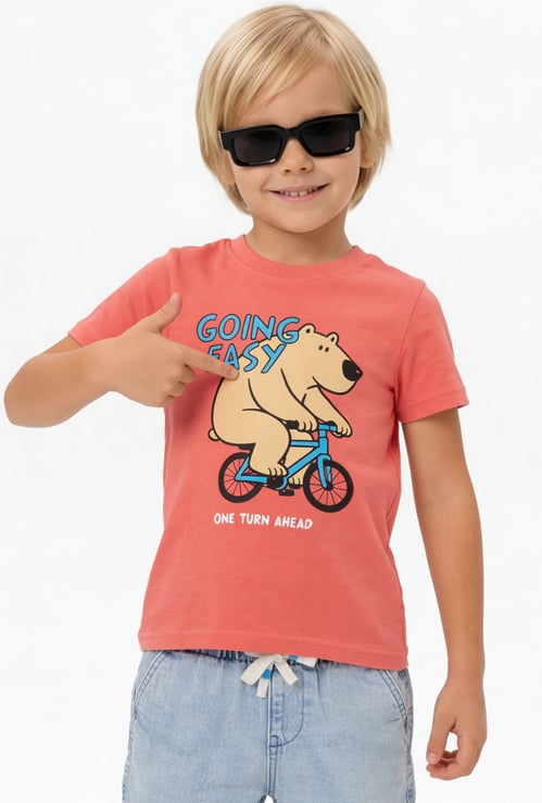 Boys Graphic Print T-shirt