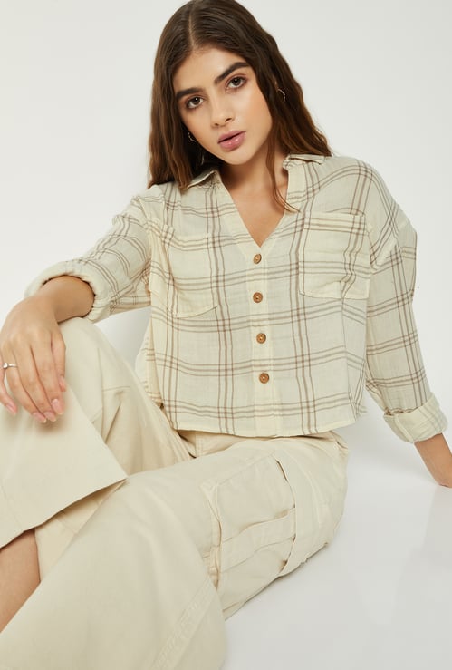 Women Checked Shirt