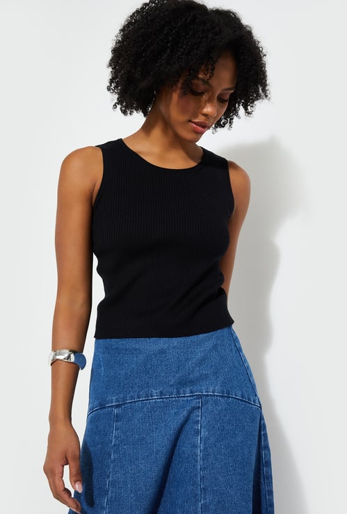 Women Ribbed Tank Top