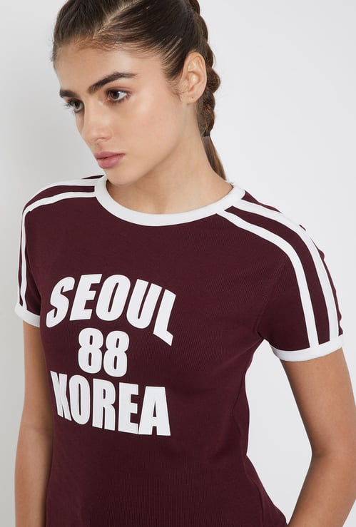 Women Printed Sports T-shirt
