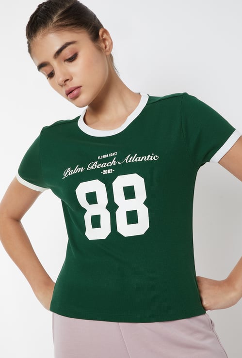 Women Printed Sports T-shirt