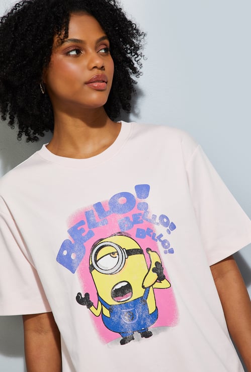 URB_N Women Minion Boxy T-shirt