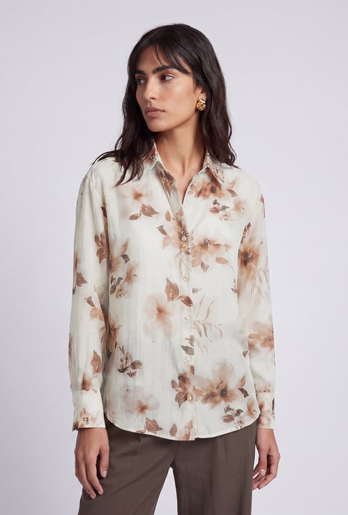 Women Floral Print Shirt