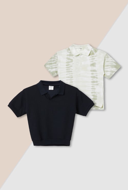 Boys Assorted T-shirts - Pack of 2