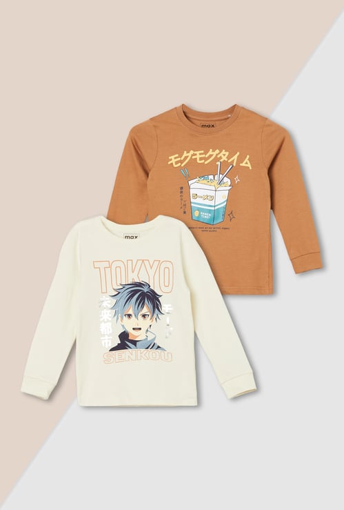 Boys Printed T-shirt - Pack of 2