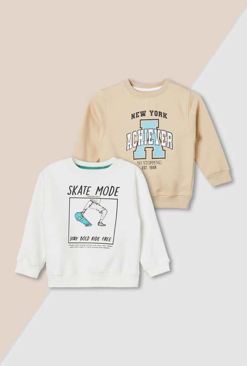 Boys Printed Sweatshirt - Pack of 2