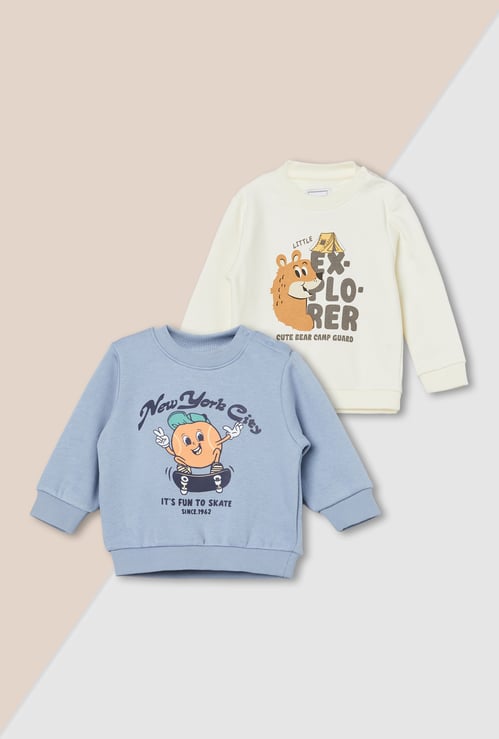 Boys Printed Sweatshirt - Pack of 2