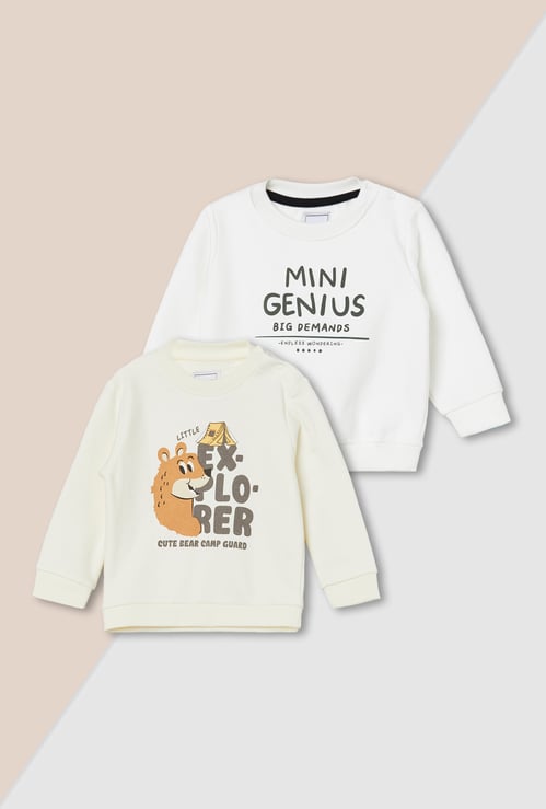 Boys Printed Sweatshirt - Pack of 2