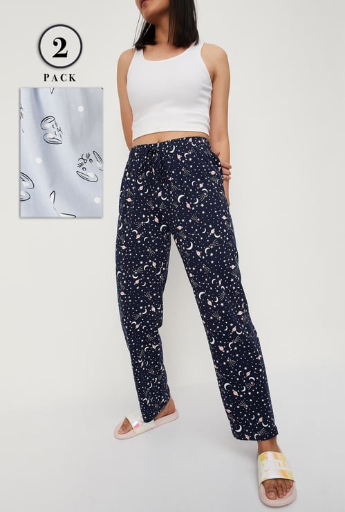 Women Printed Pyjamas - Pack of 2