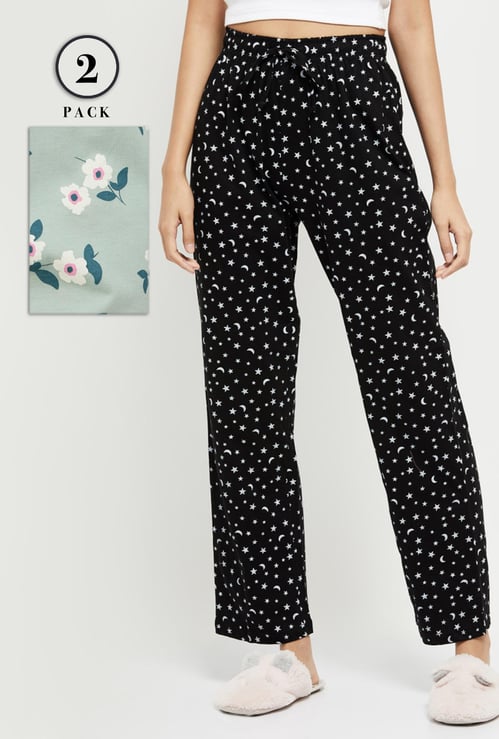 Women Printed Pyjamas - Pack of 2