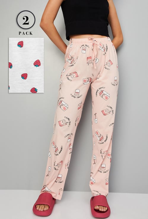 Women Printed Pyjamas - Pack of 2
