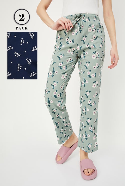 Women Printed Pyjamas - Pack of 2
