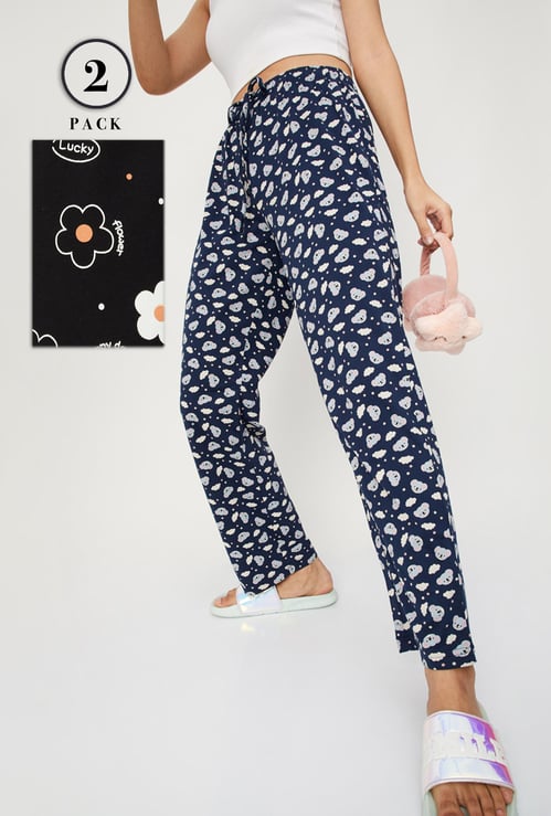 Women Printed Pyjamas - Pack of 2