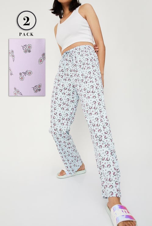 Women Printed Pyjamas - Pack of 2