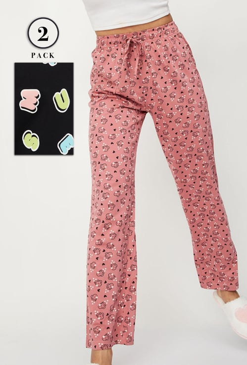 Women Printed Pyjamas - Pack of 2