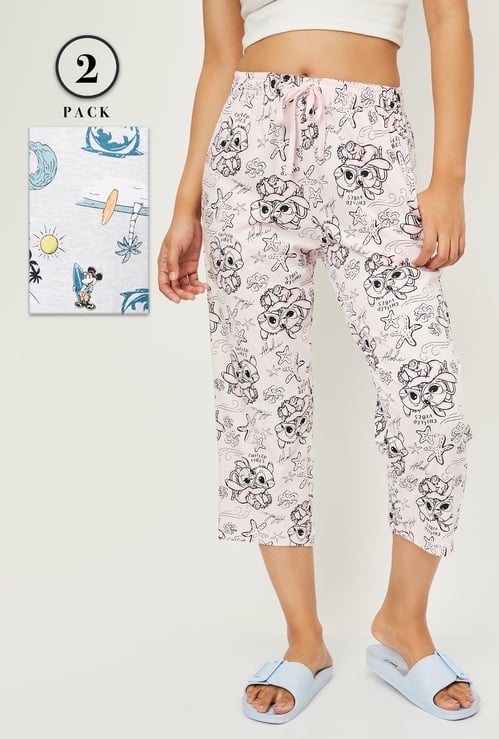 Women Printed Capris - Pack of 2