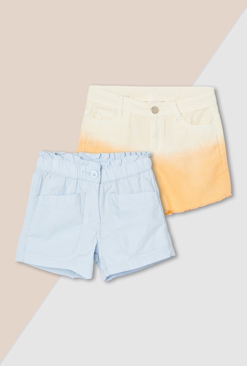 Girls Assorted Shorts - Pack of 2