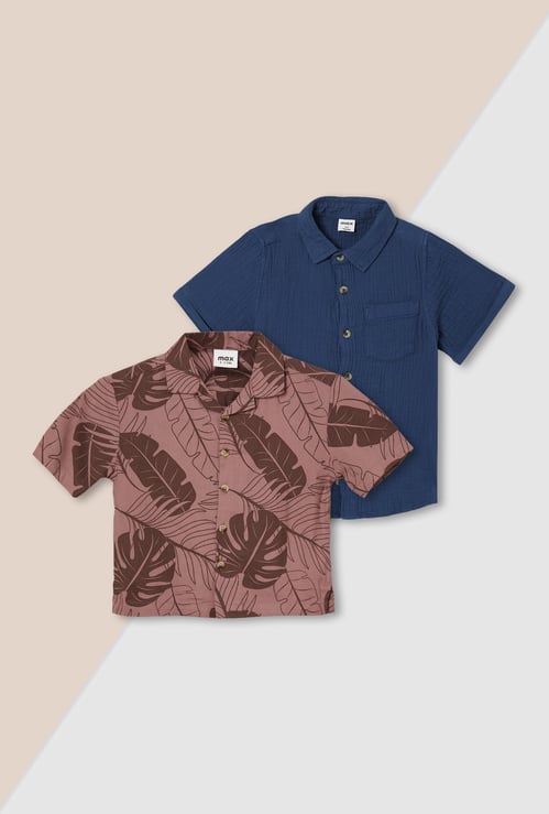 Boys Assorted Shirt - Pack of 2