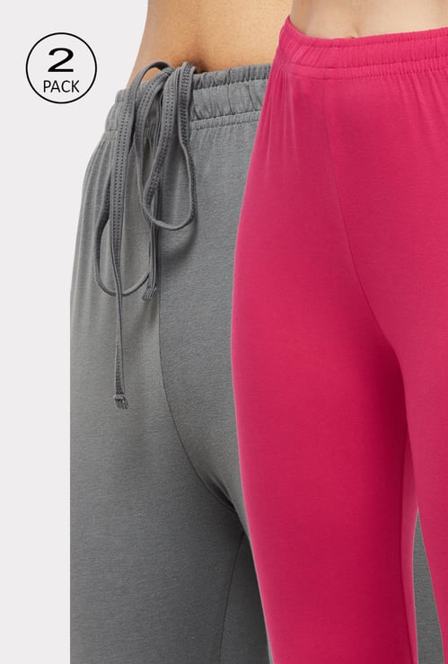 Women Solid Churidar - Pack of 2