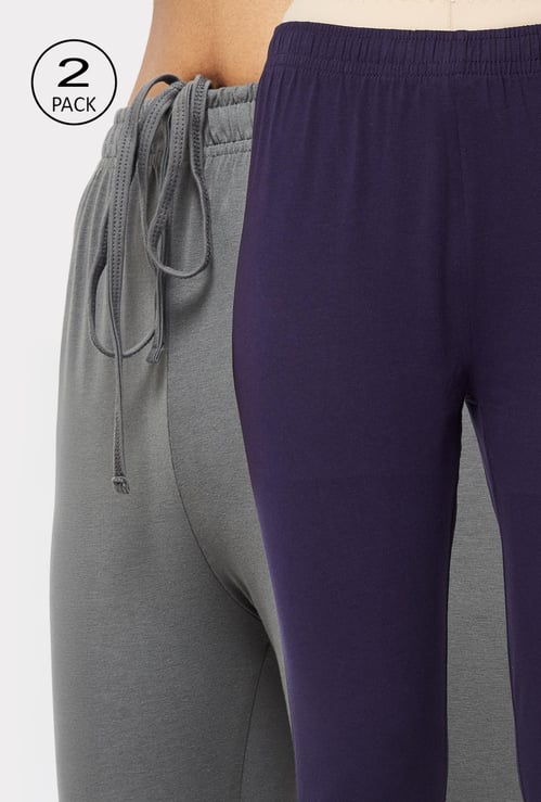 Women Solid Churidar - Pack of 2