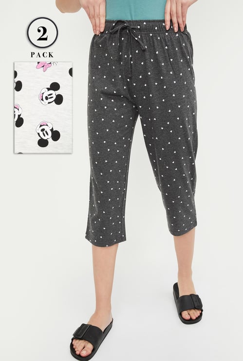 Women Printed Capris - Pack of 2