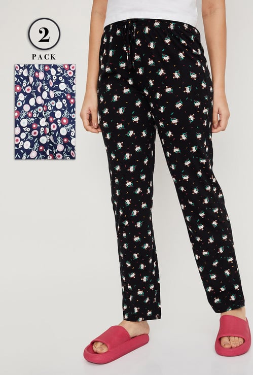 Women Printed Pyjamas - Pack of 2