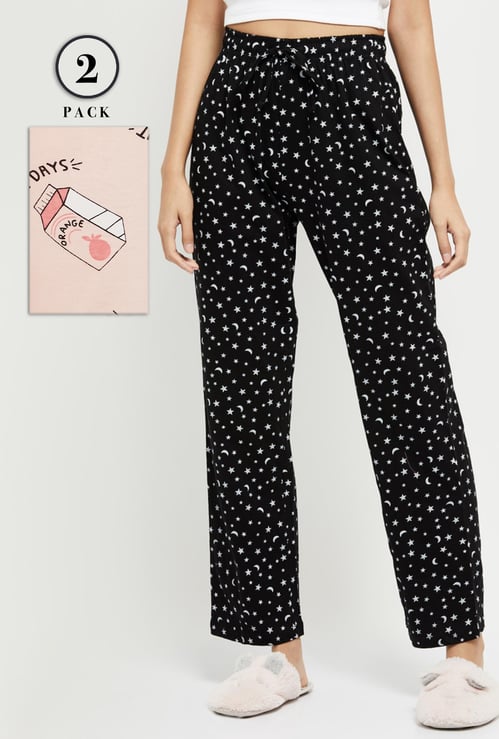 Women Printed Pyjamas - Pack of 2