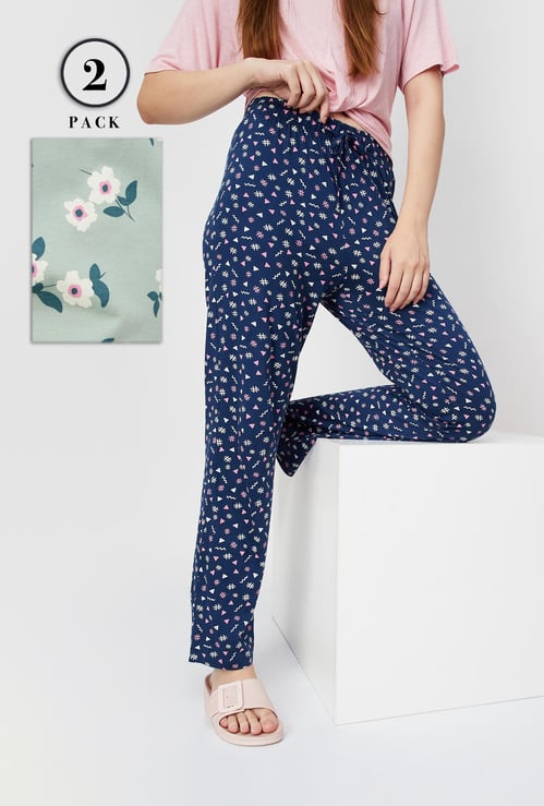 Women Printed Pyjamas - Pack of 2