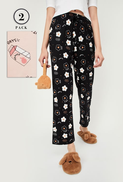 Women Printed Pyjamas - Pack of 2
