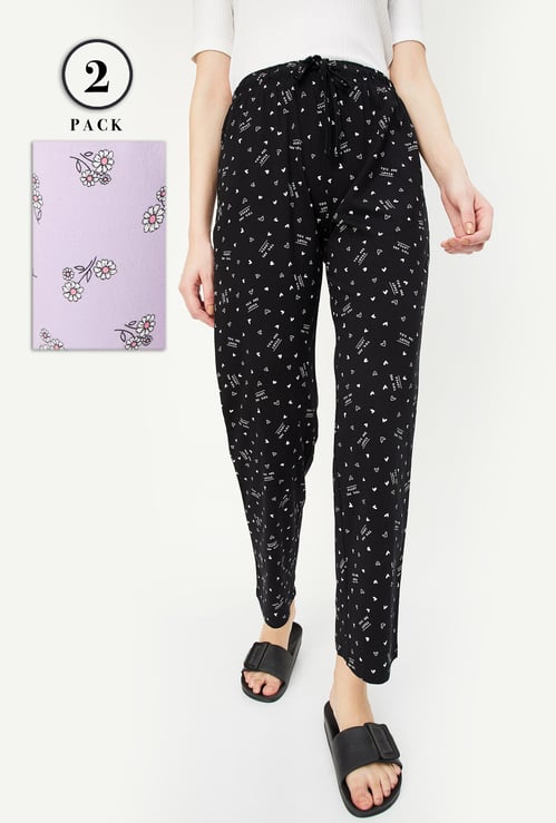 Women Printed Pyjamas - Pack of 2