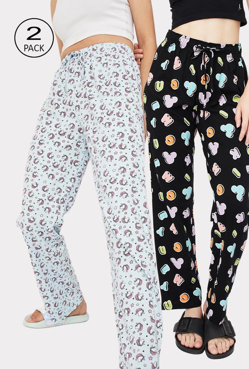 Women Printed Pyjamas - Pack of 2