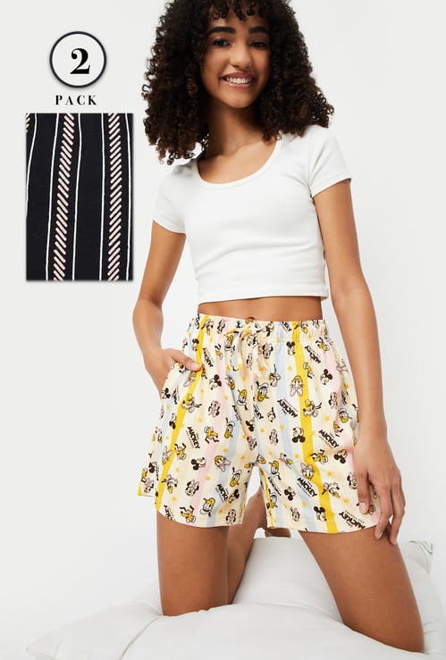 Women Assorted Shorts - Pack of 2