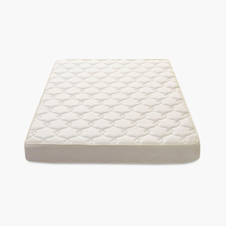 Restofit Ultima 6-Inches Orthopaedic Queen Mattress with Memory Foam, 150x195cm - White