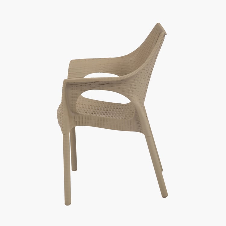 Abigail Polypropylene Outdoor Chair - Beige