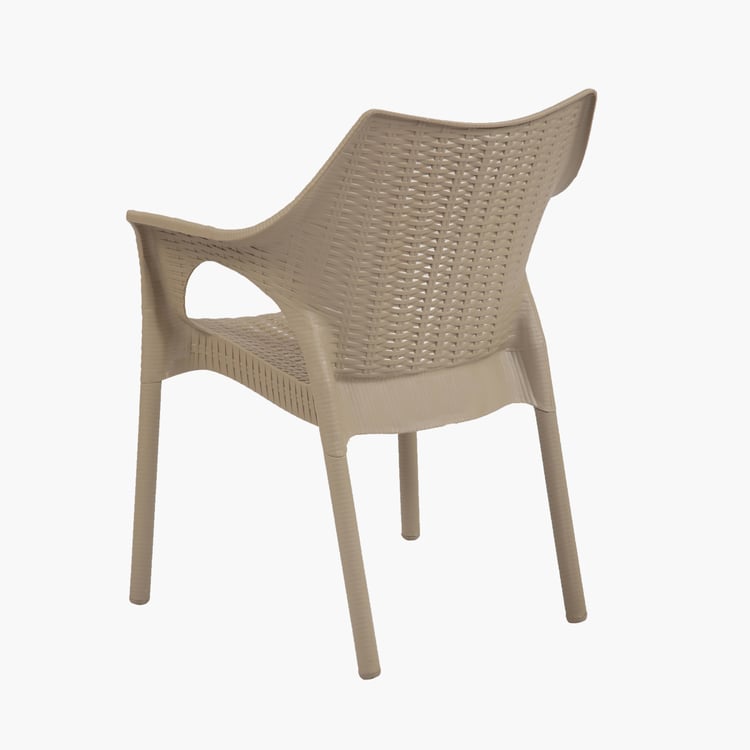 Abigail Polypropylene Outdoor Chair - Beige