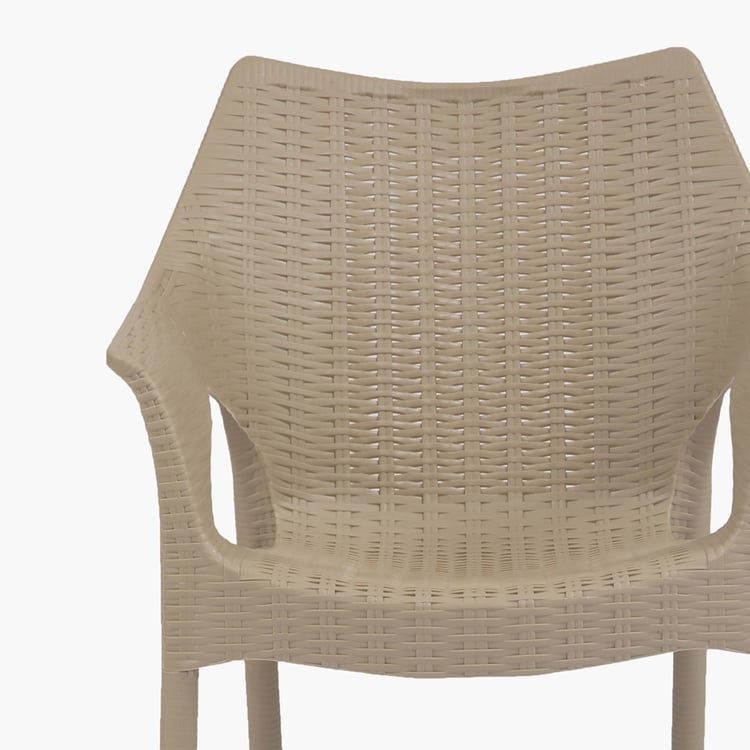 Abigail Polypropylene Outdoor Chair - Beige