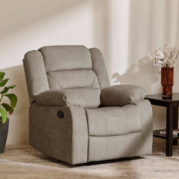 Cairo NXT Fabric 1-Seater Recliner - Greige