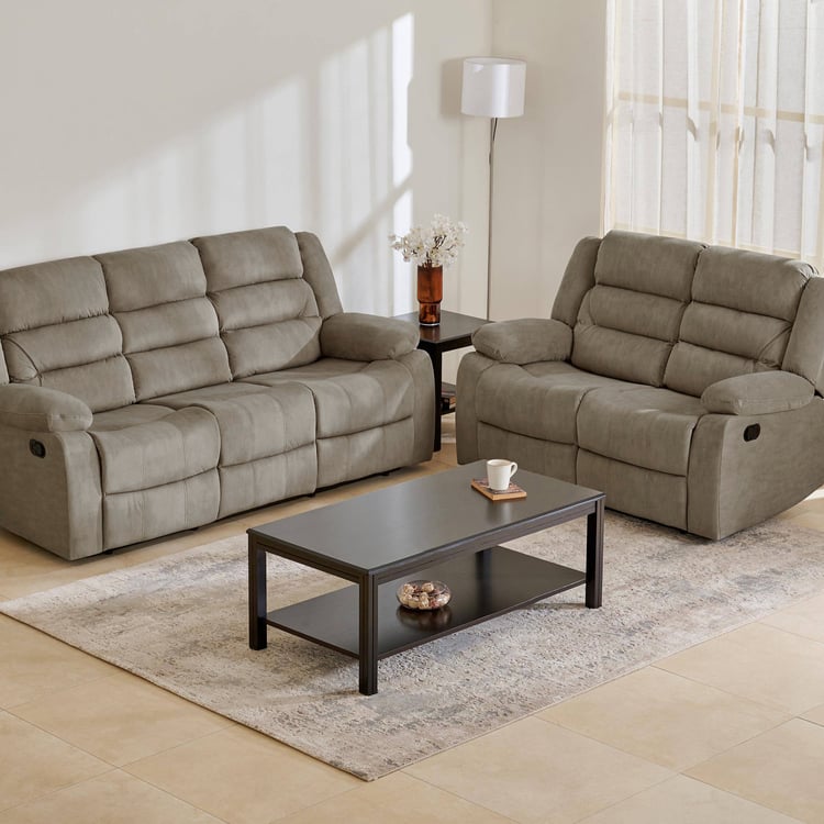 Cairo NXT Fabric 3+2 Seater Recliner Set - Greige
