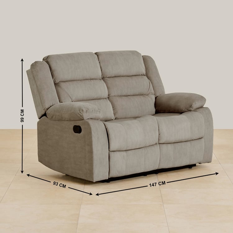 Cairo NXT Fabric 3+2 Seater Recliner Set - Greige