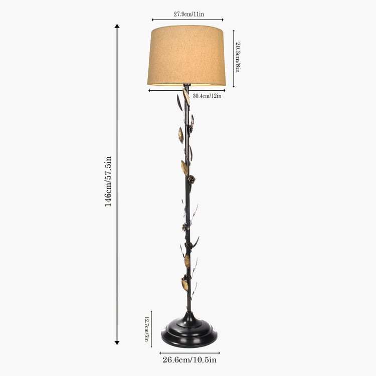 HOMESAKE Metal Floor Lamp