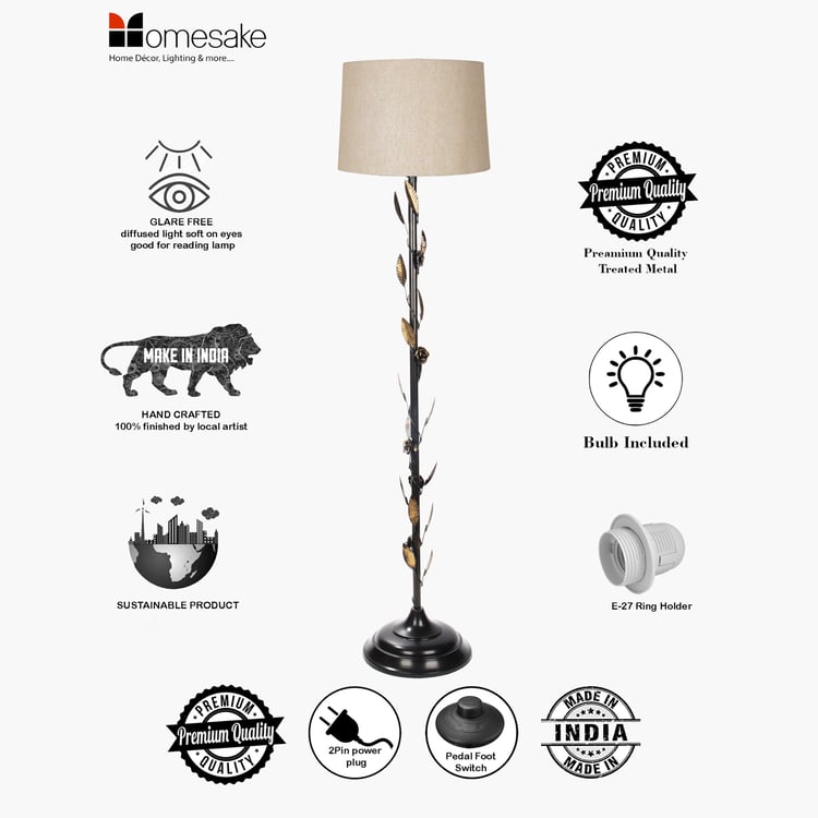 HOMESAKE Metal Floor Lamp