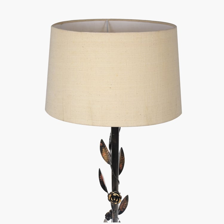 HOMESAKE Metal Floral Floor Lamp