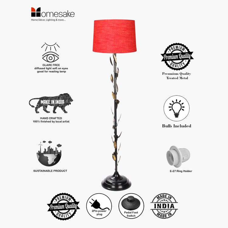 HOMESAKE Metal Floor Lamp