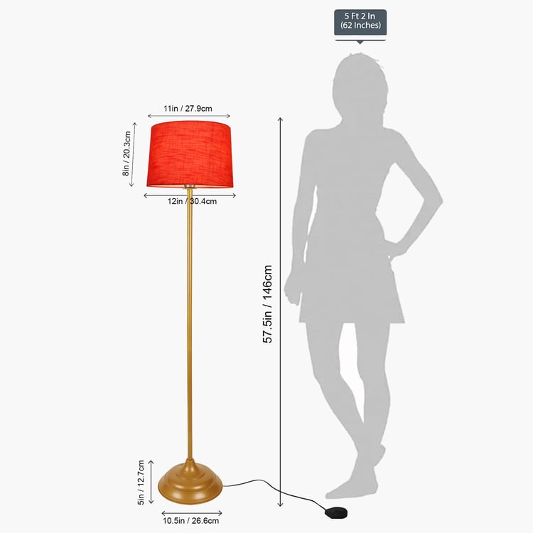HOMESAKE Metal Floor Lamp